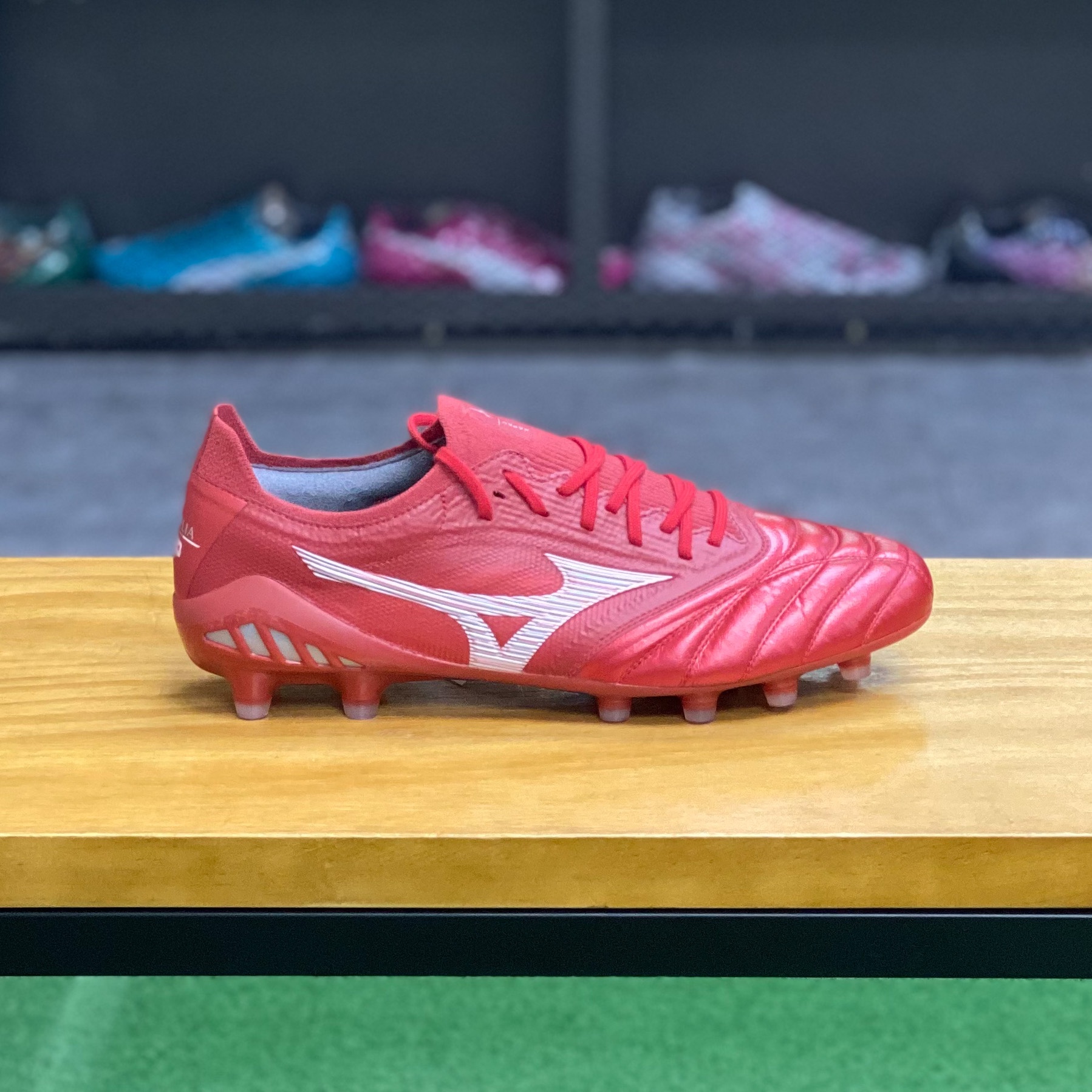 Mizuno Morelia Neo 3 Beta Japan FG - High Risk Red/White 
